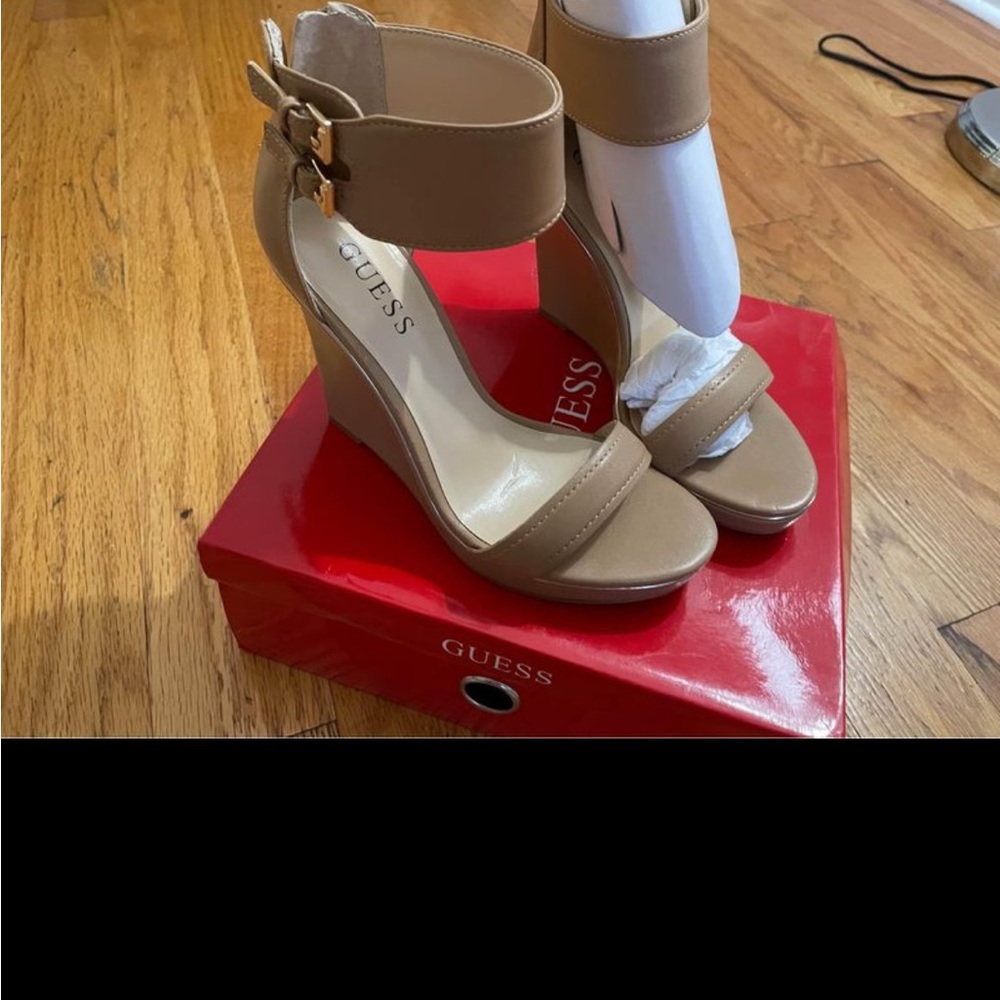Guess wedges never worn brand new